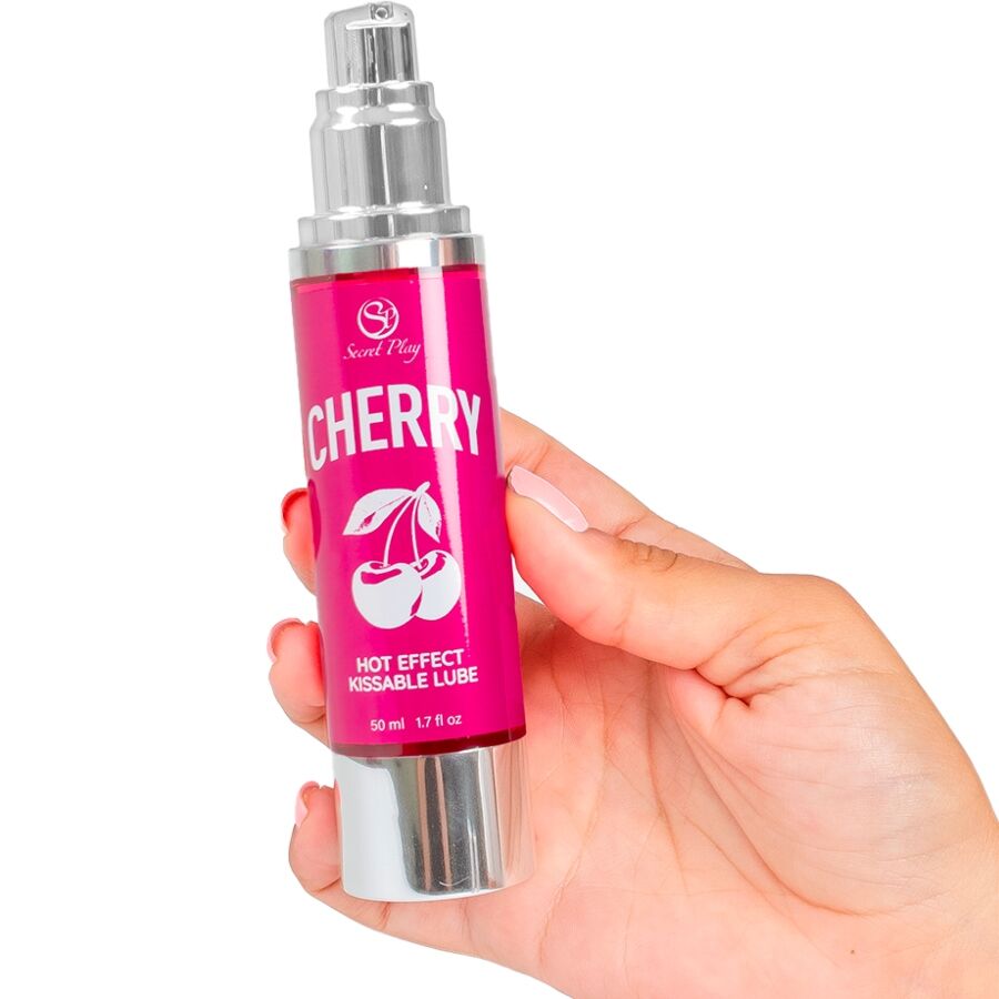 SECRETPLAY - LUBRICANTE EFECTO CALOR CEREZA 50 ML