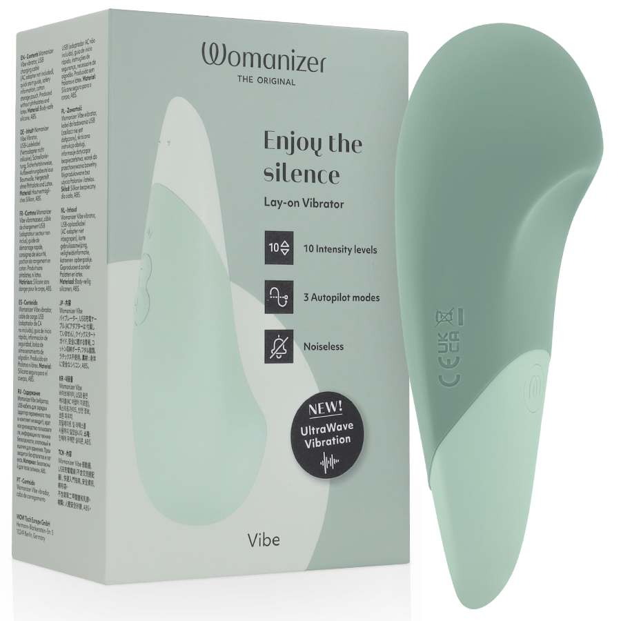 img_219186_ab99d0f0a21774d78b8b6c32659211b8_1.png WOMANIZER - VIBE VIBRADOR LAY-ON SILENCIOSO VERDE CLARO