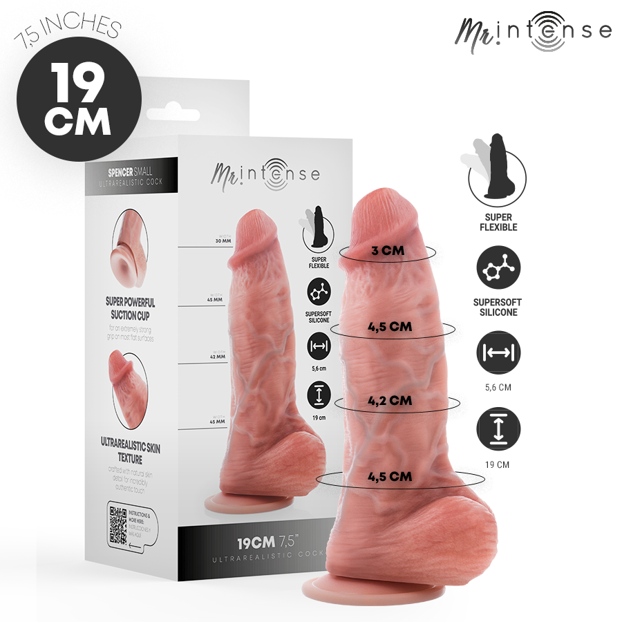 img_219228_612bdf7ab49a4254d03bf5b3abbbecad_1.png MR INTENSE - SMALL SPENCER DILDO SILICONA 19 CM -Ø- 4.5 CM