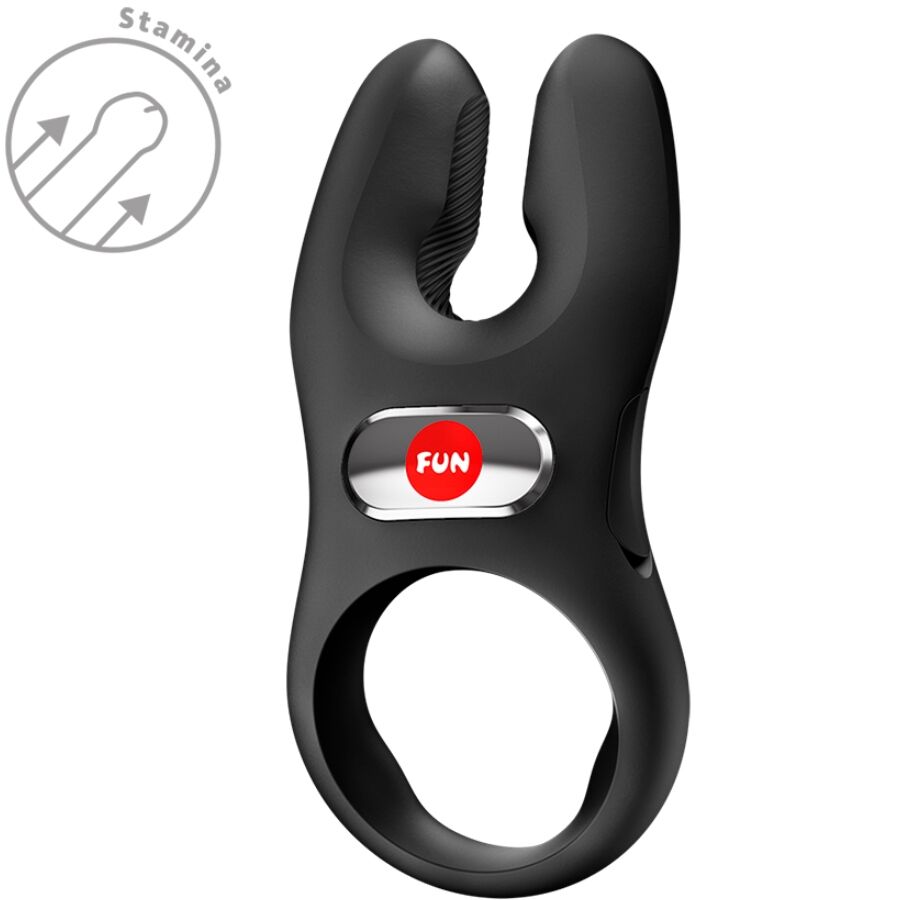 FUN FACTORY - NOS PRO ANILLO VIBRADOR PENE NEGRO