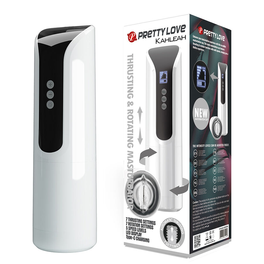 PRETTY LOVE - KAHLEAH MASTURBADOR CON EMPUJE Y ROTACIÓN