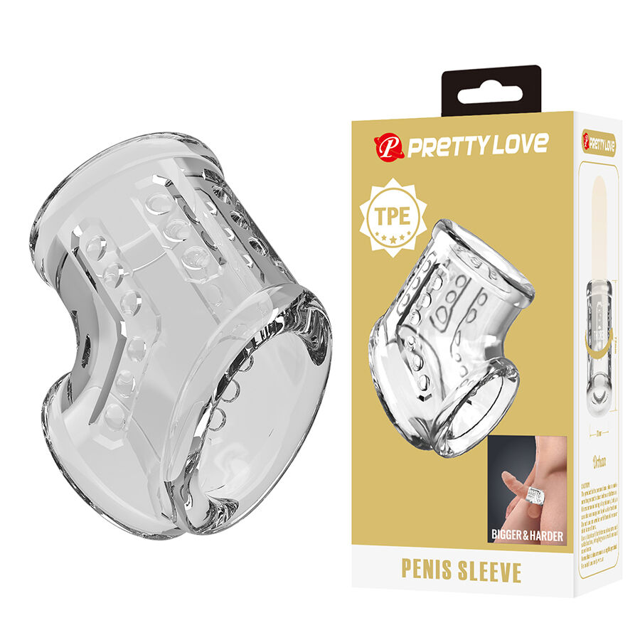 PRETTY LOVE - FUNDA CORTA PARA PENE TRANSAPARENTE