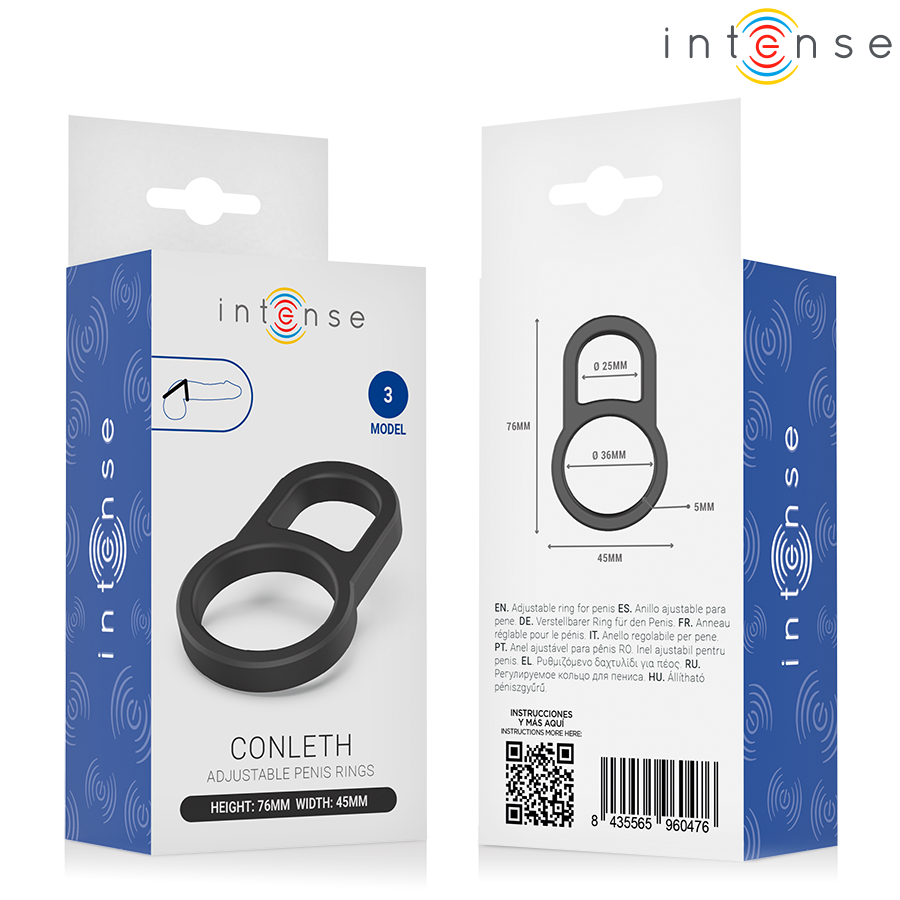 img_220990_da5b0c9f0d86f9a1dca5912d35620f71_1.png INTENSE - CONLETH ADJUSTABLE DOUBLE PENIS RING MODEL 3