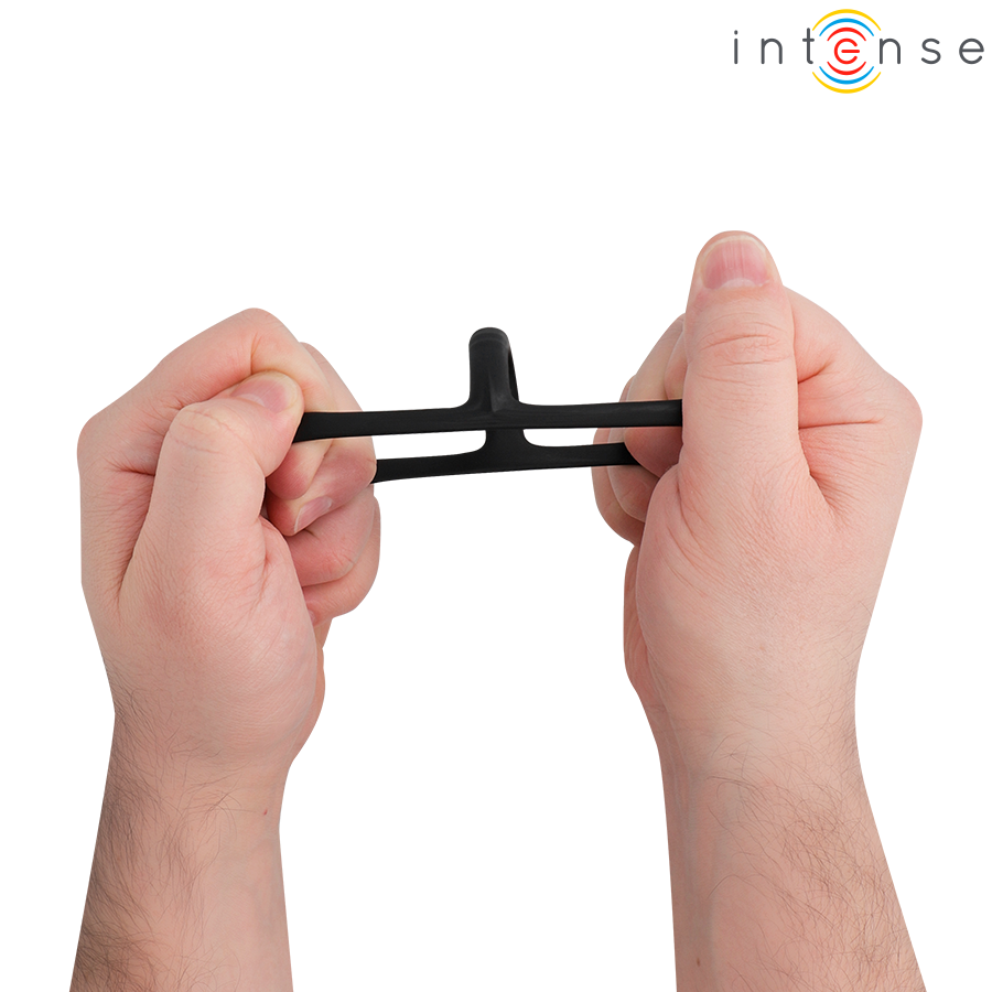 img_221095_bce5716f00a6d3d160a06d0e9def02f1_1.png INTENSE - JOHN ADJUSTABLE TRIPLE PENIS RING MODEL 4