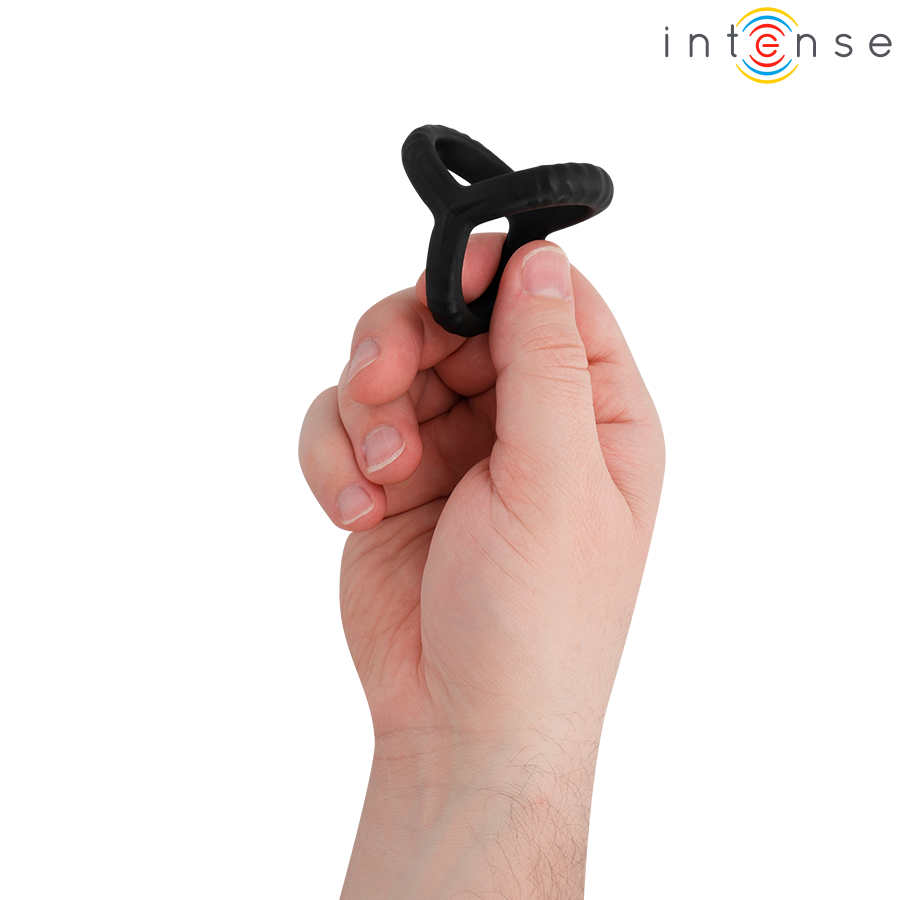 img_221096_f76805a3c9567736a986e024d7e80c13_1.png INTENSE - JOHN ADJUSTABLE TRIPLE PENIS RING MODEL 4