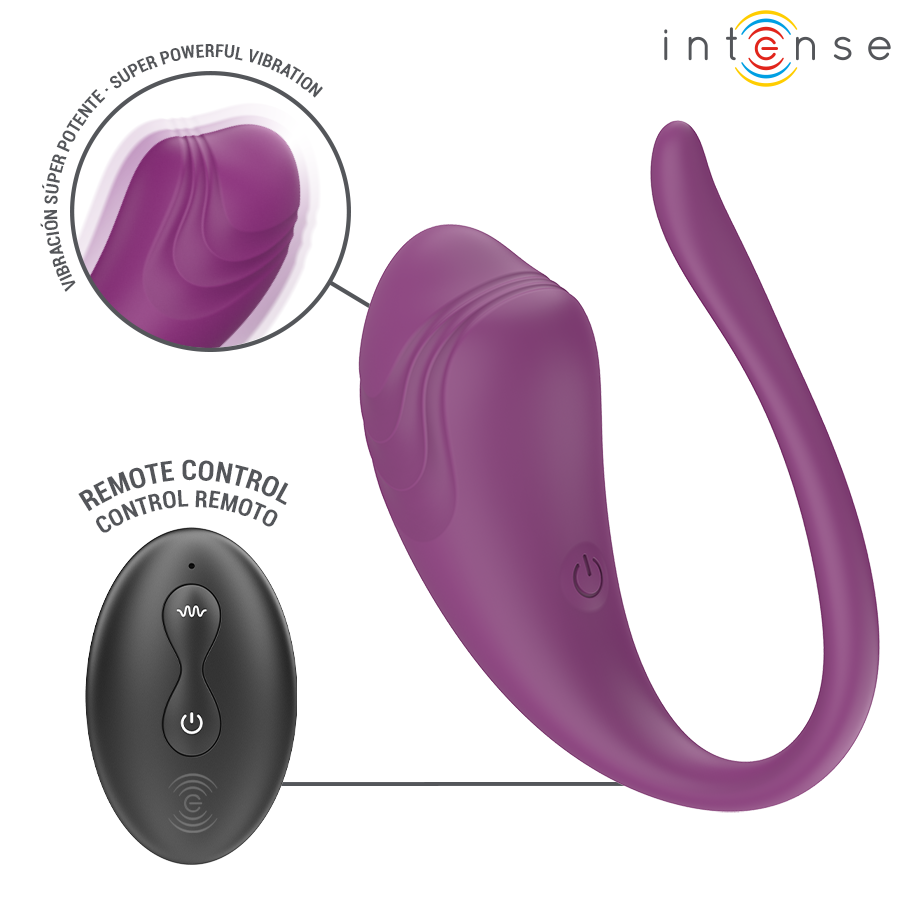 img_221436_5a7eef7ba1509e3c3796633915cfddb9_1.png INTENSE - OLIVIA HUEVO VIBRADOR MORADO CONTROL REMOTO