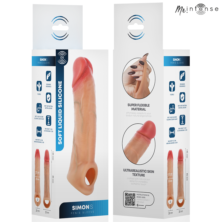 img_221692_211e99e4d300b39369b06a395664aa96_1.png MR INTENSE - SIMON S SILICONE PENIS COVER 13 CM -Ø- 4 CM