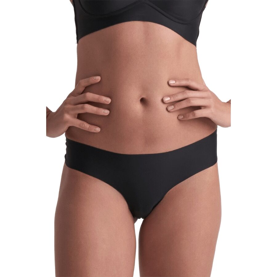 BYE-BRA - PACK 2 TANGAS INVISIBLES BEIGE Y NEGRO TALLA S