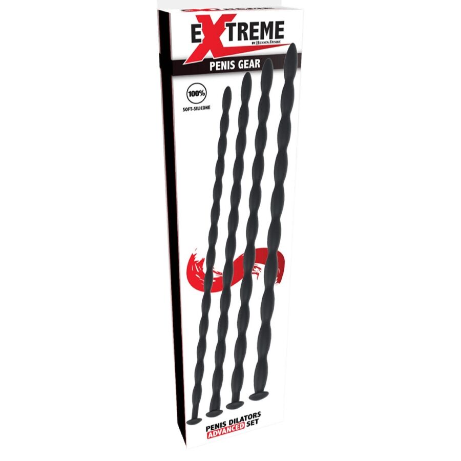 img_223214_d29734b3be00b12f7226fdc2c4921c01_1.jpg HIDDEN DESIRE - EXTREME ADVANCED SET DE DILATADORES DE URETRA 4 UDS