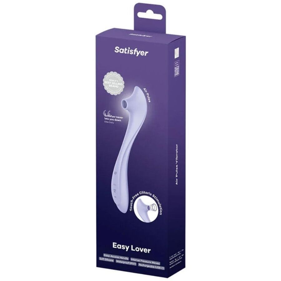 SATISFYER - EASY LOVER VIBRADOR  ESTIMULADOR AIR PULSE