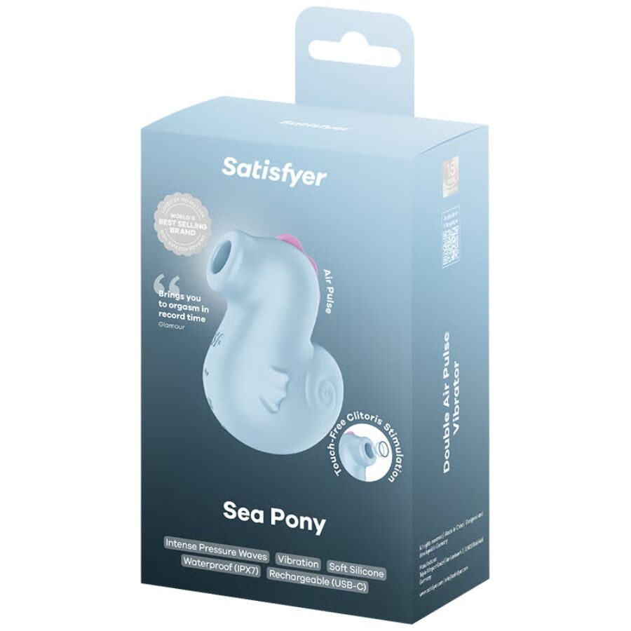 SATISFYER - SEA PONY VIBRADOR  ESTIMULADOR AIR PULSE