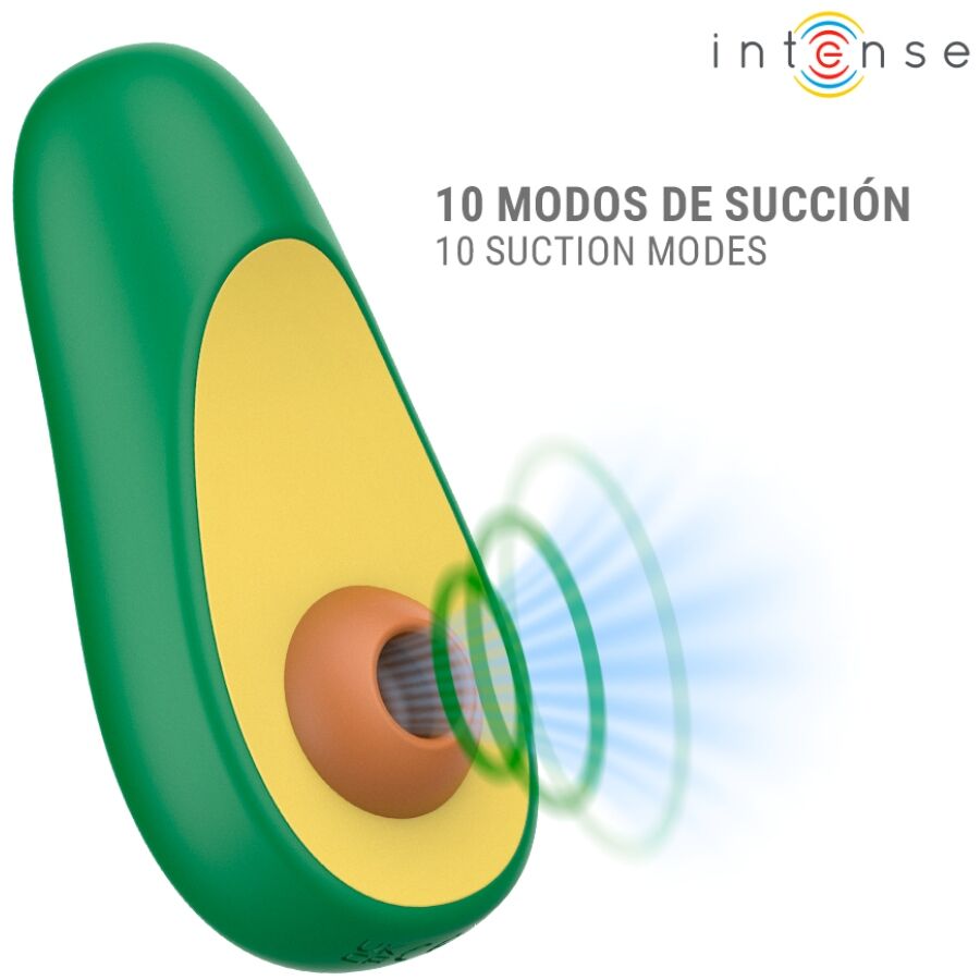 img_223727_e16eea42d6a5fde49adc314b82624adc_1.jpg INTENSE - WAKI AVOCADO CLITORAL SUCTION STIMULATOR