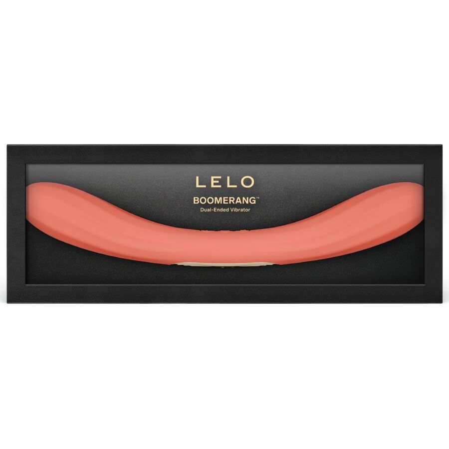 LELO - BOOMERANG DOUBLE ENDED VIBRATOR CORAL RED