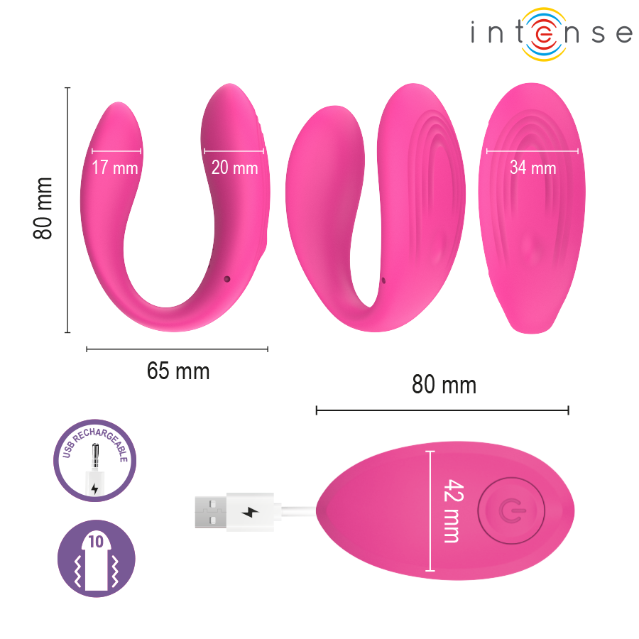 img_223803_a714343f3cf3a855d7454070f2c93939_1.png INTENSE - NORA VIBRATING CLAMP STIMULATOR PINK