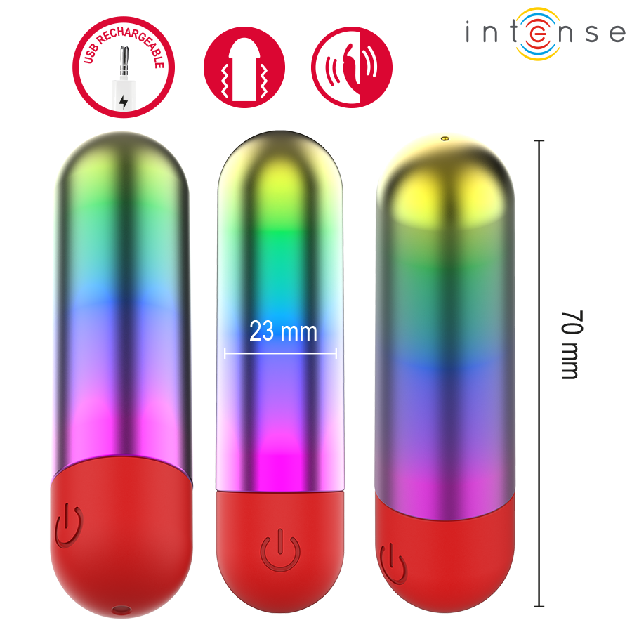 img_223874_9f5b6d4334e7b6562eeccc2ae266a95f_1.png INTENSE - DEBBIE RAINBOW CLITORIS VIBRATING BULLET