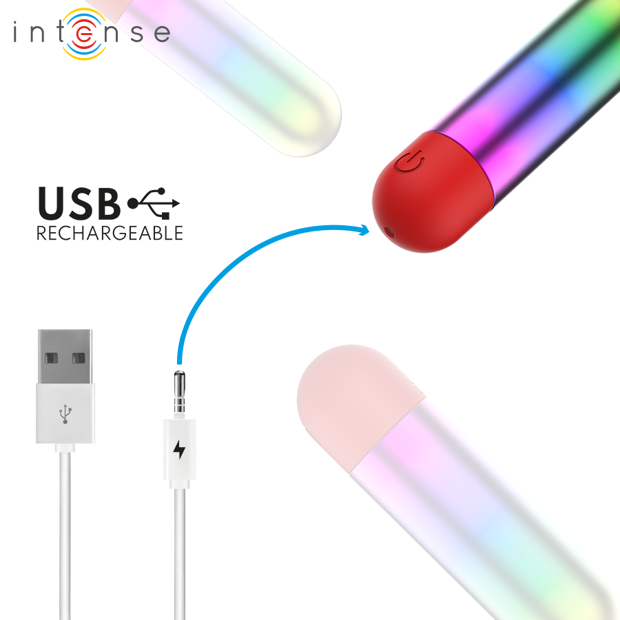 img_223878_40e4d1e3efda912ce0c96d5398a7e999_1.png INTENSE - DEBBIE RAINBOW CLITORIS VIBRATING BULLET