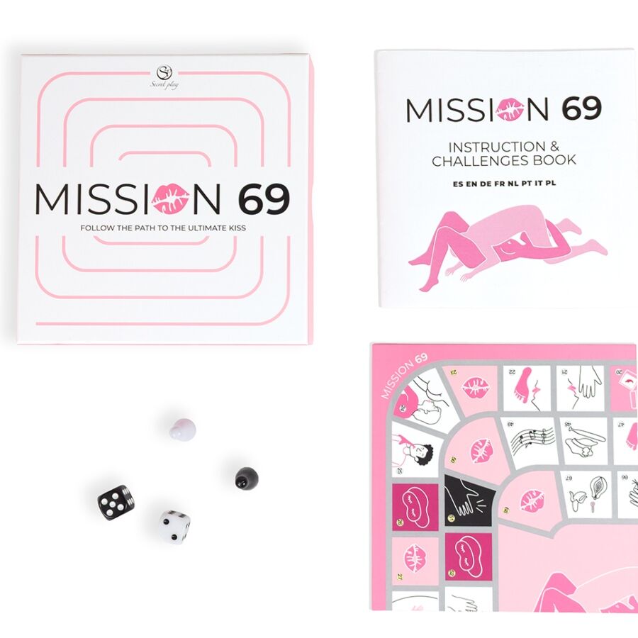 SECRET PLAY - BOARD GAME FOR COUPLES "MISSION 69"