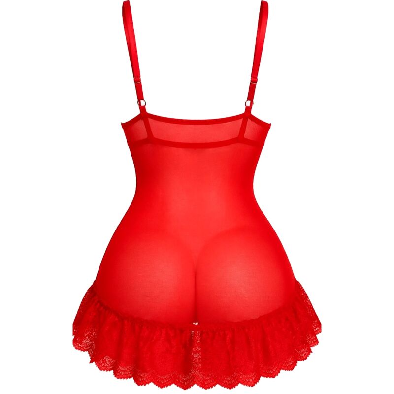 img_224580_3db58effe614bfd2f5736c03680a7e1d_1.jpg LIVCO CORSETTI FASHION - NUIT SET T-SHIRT + RED PANTY 2028 S/M