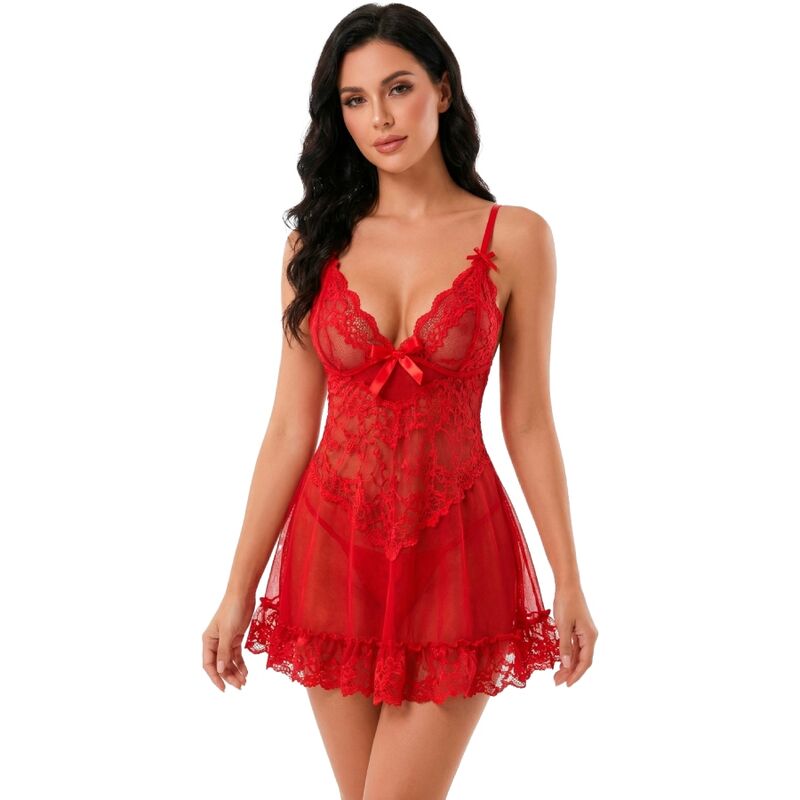 img_224583_5afbe1e2c556d2dbe4956d1e1d8c8c31_1.jpg LIVCO CORSETTI FASHION - NUIT SET T-SHIRT + RED PANTY 2028 S/M