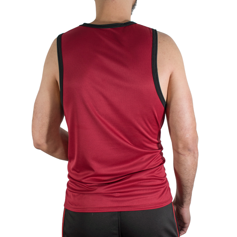 img_224766_95896cb977df123a04cd1b1a90e946ac_1.png MACHO - CMV003 MAROON GYM T-SHIRT S/M