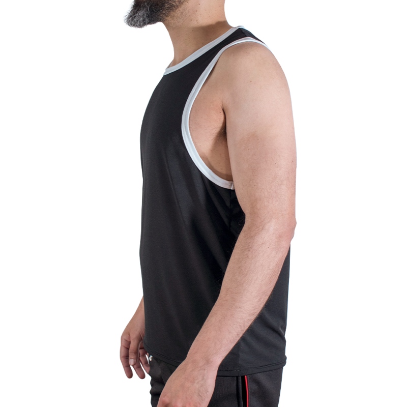 img_224767_0ff7cfabb7aebd015b451b3f4efa9b36_1.png MACHO - CMV004 BLACK GYM T-SHIRT S/M