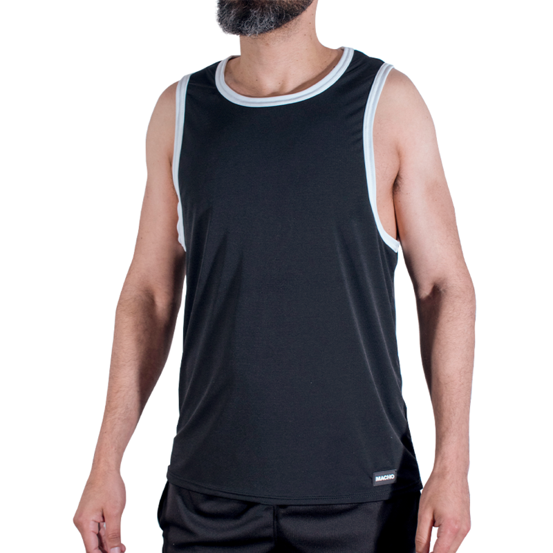 img_224769_99fc8f9a75f59949e339870ba546e0d7_1.png MACHO - CMV004 BLACK GYM T-SHIRT S/M
