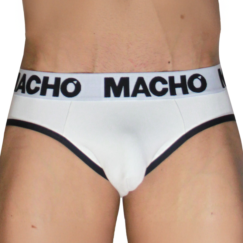 img_224778_021771e88d4de85a12e26eb7150e7b7e_1.png MACHO - MCH006 CLASSIC SLIP WHITE + BLACK S