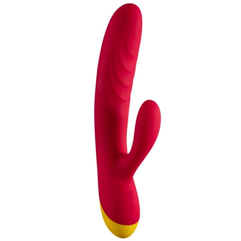 img_225159_3ce98320bc13908efadc179a834736e9_1.jpg ROMP - JAZZ RECHARGEABLE RABBIT VIBRATOR RED