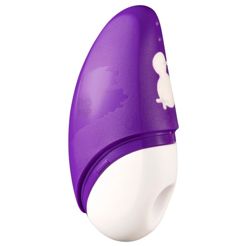 ROMP - FREE CLITORAL STIMULATOR WITH LID 10 LEVELS RECHARGEABLE PURPLE