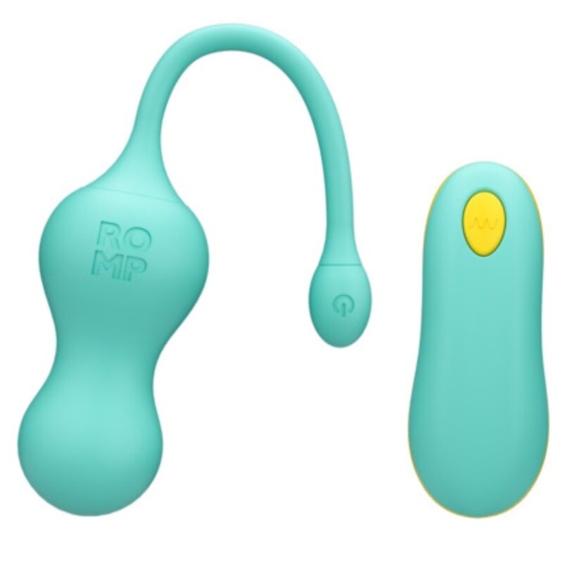 img_225226_76cd8590804f87fa4d6dfbb100f11a33_1.jpg ROMP - CELLO MULTIFUNCTION VIBRATING EGG TURQUOISE REMOTE CONTROL