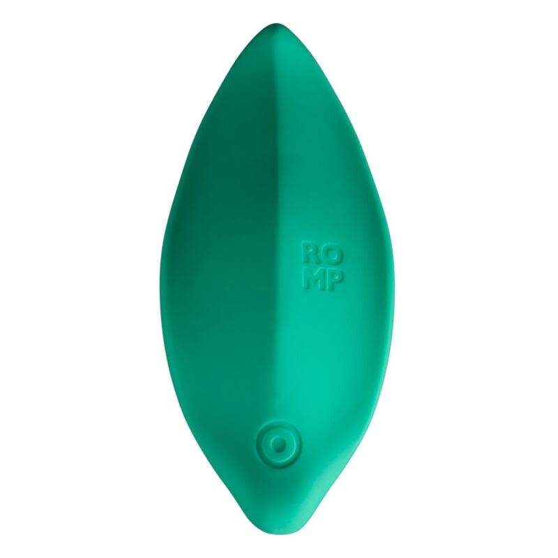 img_225288_57071e69160e308e3dee270b0e67e57c_1.jpg ROMP - WAVE VIBRATOR CLITORAL STIMULATOR ERGONOMIC SHAPE AQUA GREEN