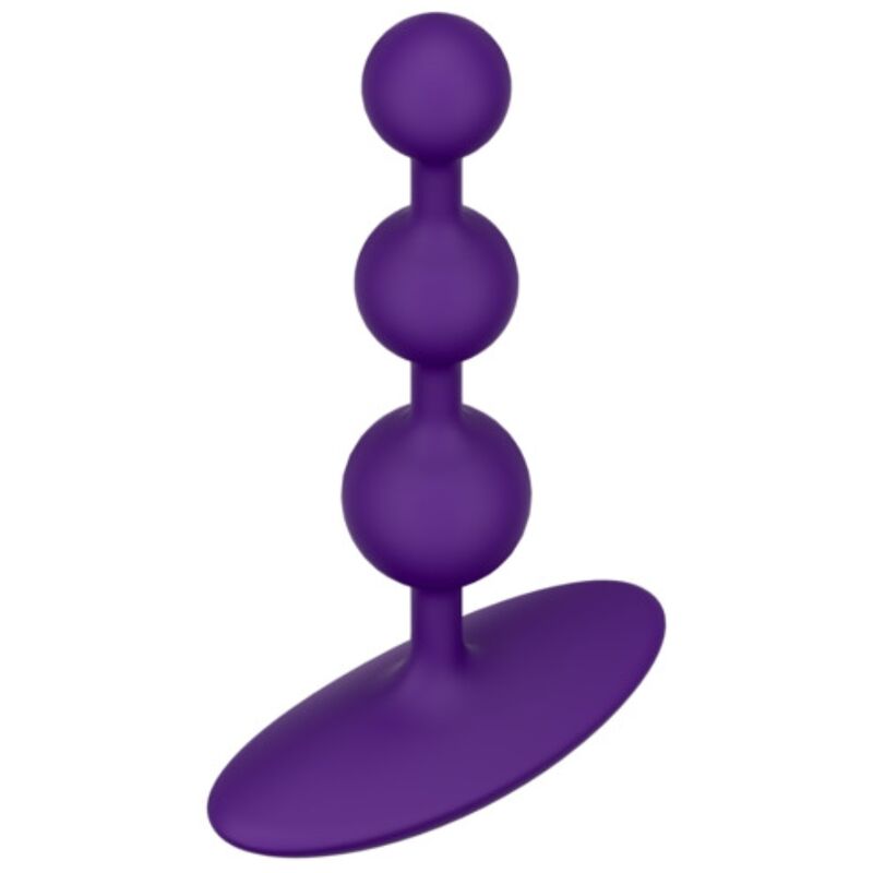 img_225376_65a513744b6f0276e8e495a4b126cc08_1.jpg ROMP - AMP PURPLE FLEXIBLE SILICONE ANAL BEADS 12.5 CM PURPLE