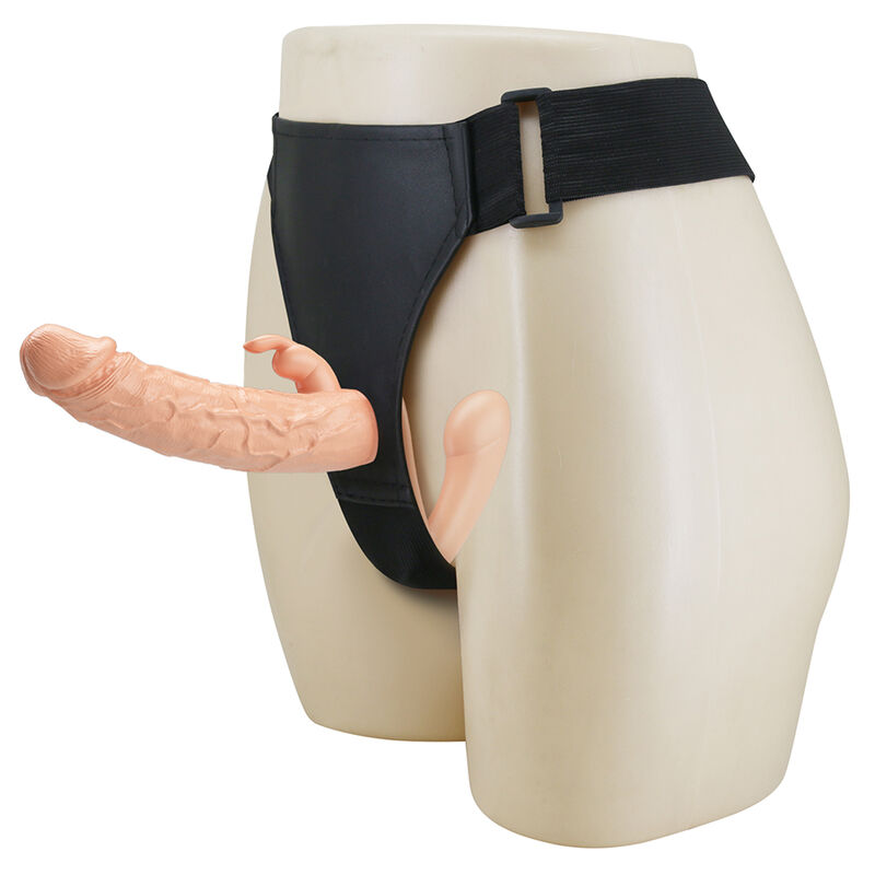 img_225808_4f2b5641b67255bcf694f58fb0cb03b9_1.jpg BAILE - CHARLOTTE HOLLOW DOUBLE PENETRATION STRAP-ON FLESH