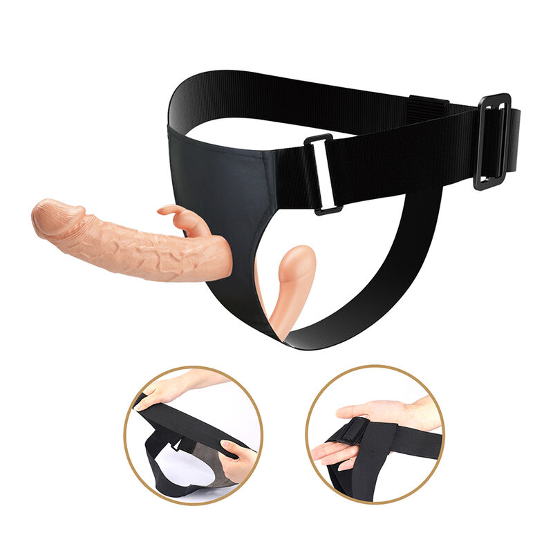 img_225809_3520a05894806d7d24243ed9d1bcffac_1.jpg BAILE - CHARLOTTE HOLLOW DOUBLE PENETRATION STRAP-ON FLESH
