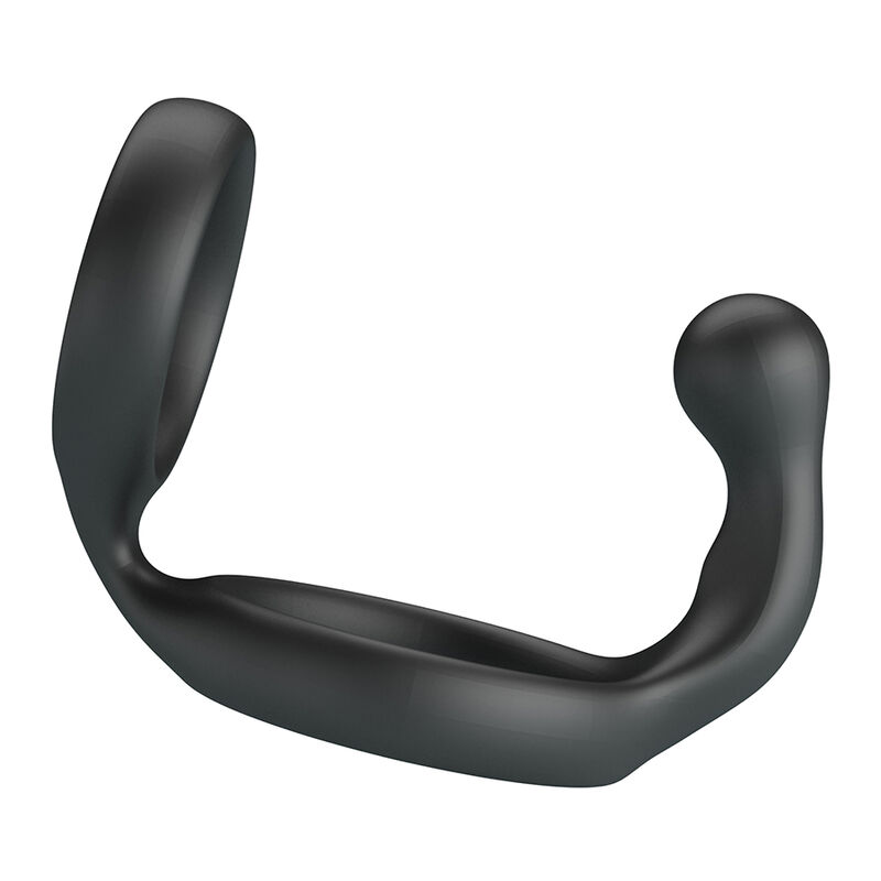 CRAZY BULL - FLORIAN DOUBLE COCK AND BALL RING BLACK