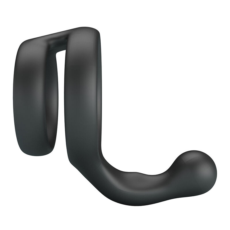 CRAZY BULL - YANCY DOUBLE COCK AND BALL RING BLACK