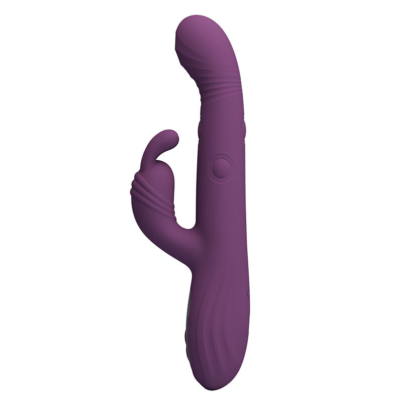 PRETTY LOVE - DEE MULTIFUNCTION RABBIT VIBRATOR OSCILLATING AND PERCUSSION PURPLE