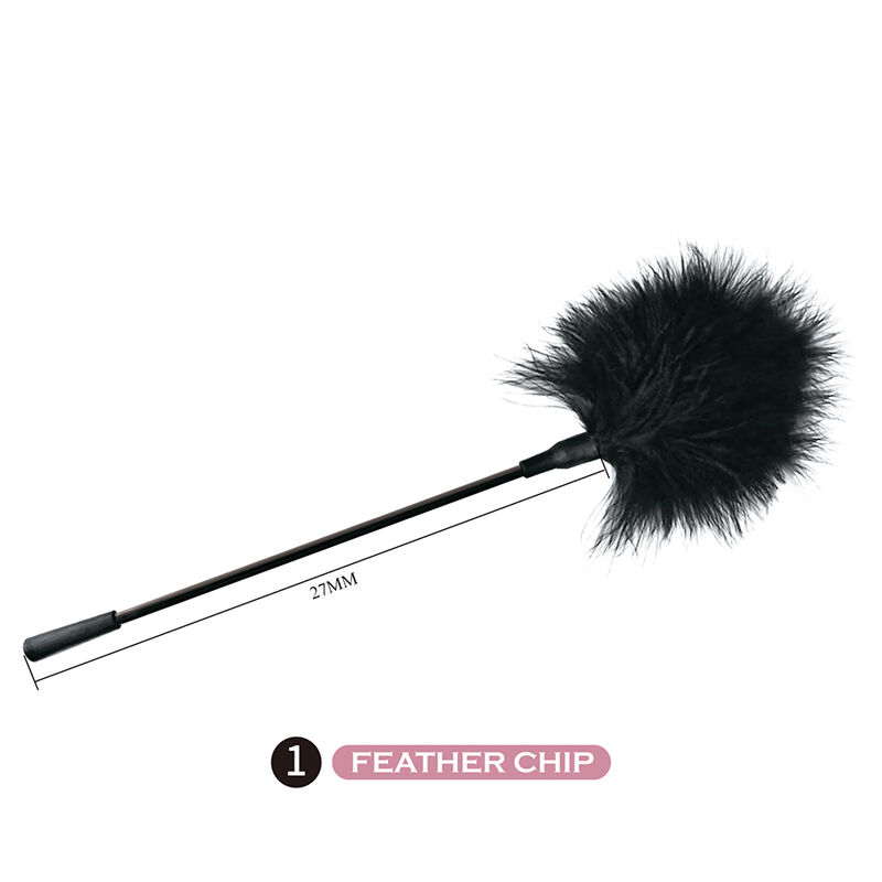 PRETTY LOVE - 8 PIECE BDSM KIT BLACK