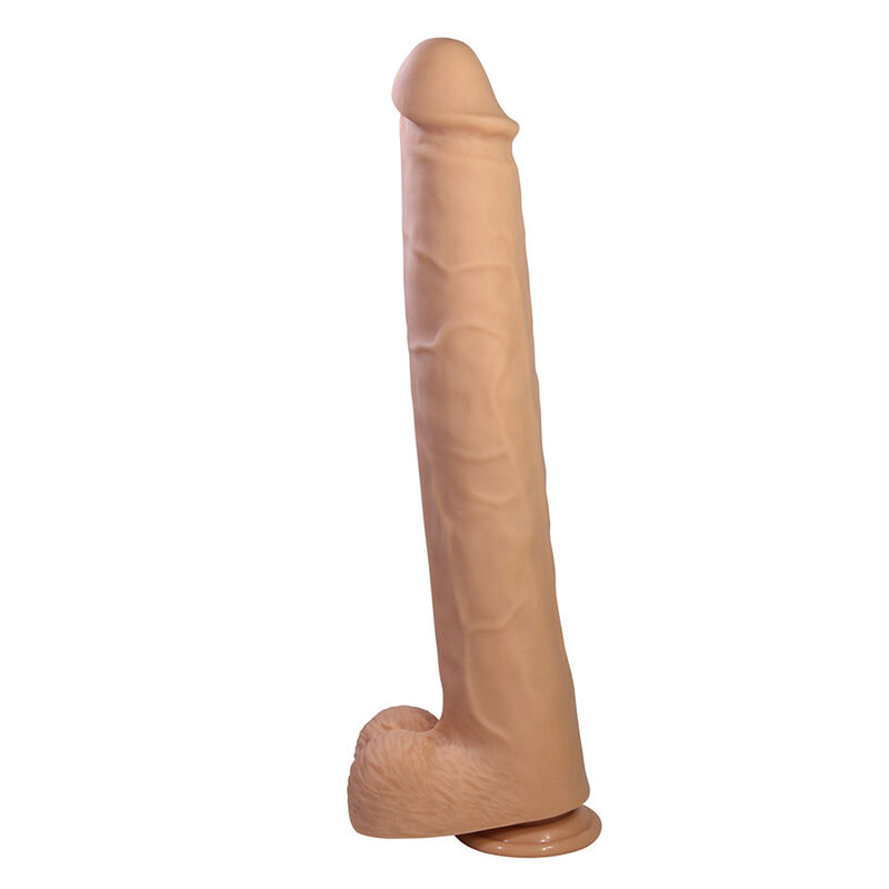 img_226254_b4acc91c86276056da4f727bdfcdfd2b_1.jpg PRETTY LOVE - PAT FLEXIBLE REALISTIC DILDO WITH SUCTION CUP FLESH 40 CM -Ø- 6 CM