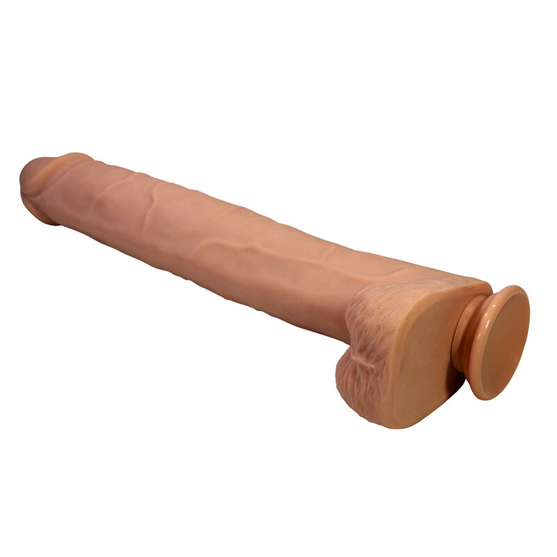 img_226255_4c97fd14e3a472c267d92ba30e8e6f1b_1.jpg PRETTY LOVE - PAT FLEXIBLE REALISTIC DILDO WITH SUCTION CUP FLESH 40 CM -Ø- 6 CM