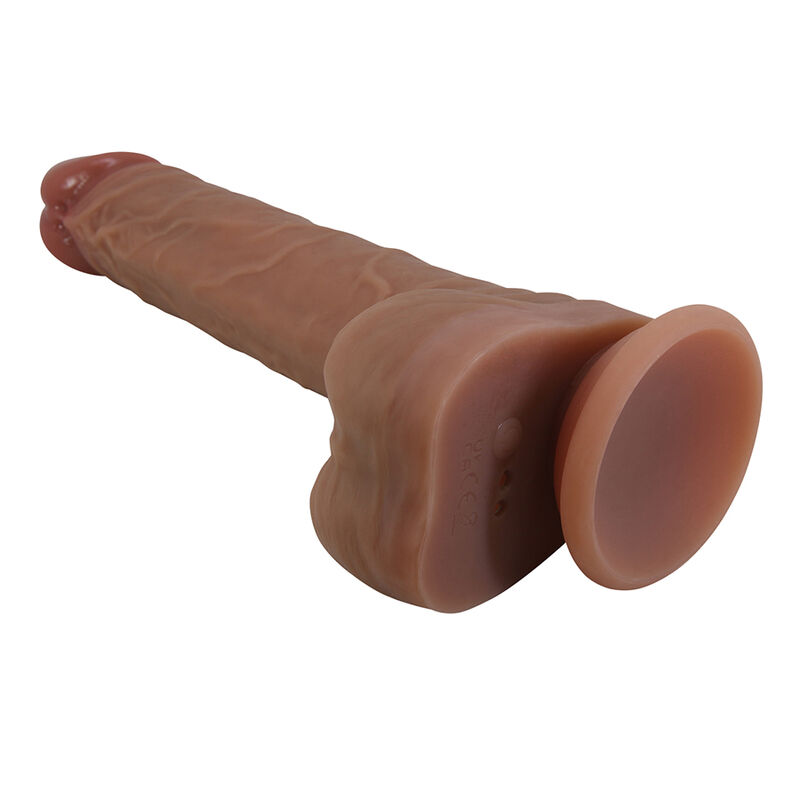 img_226291_488218ba048781fd39be928ac7d6154f_1.jpg PRETTY LOVE - JONATHAN REALISTIC THRUSTING VIBRATOR WITH REMOTE CONTROL BROWN