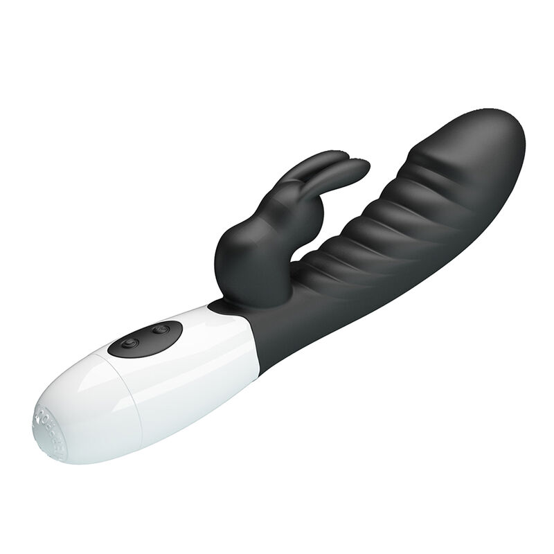 PRETTY LOVE - NAUGHTY BUNNY 30 FUNCTION RABBIT VIBRATOR BLACK