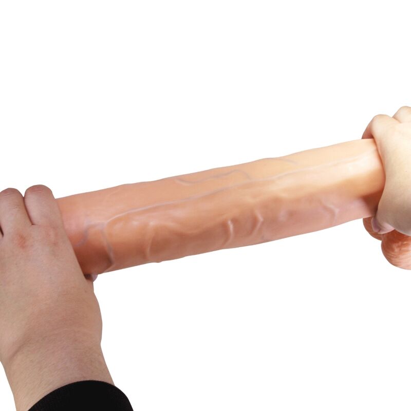 img_226428_eeaa8bc7c9d45fd2840ce0e6b120a1e2_1.jpg PRETTY LOVE - RAEL FLEXIBLE REALISTIC DILDO WITH SUCTION CUP 40 CM -Ø- 6 CM BROWN