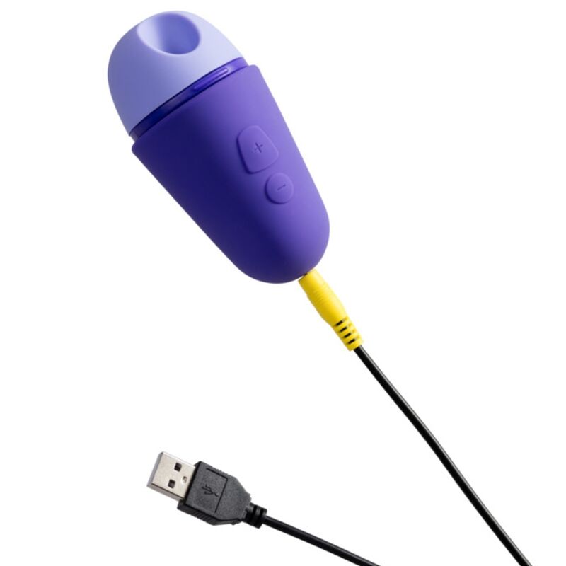 img_226558_d3f4d488f3ffa4704798d2b7a7672271_1.jpg ROMP - FREE X CLITORAL STIMULATOR WITH LID 10 LEVELS RECHARGEABLE PURPLE