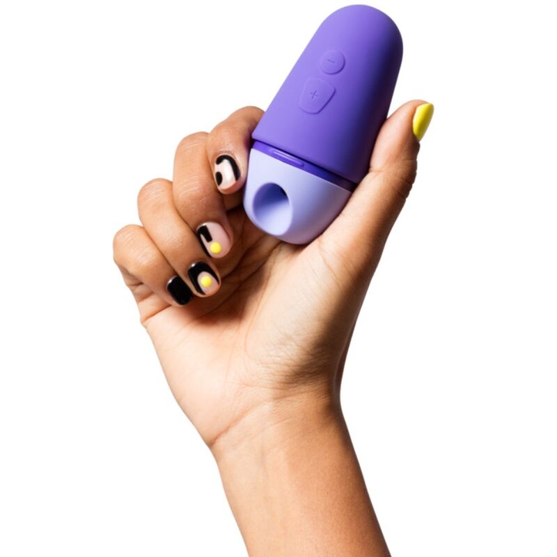 img_226564_48ec1c977c260b438968f389c4565bb8_1.jpg ROMP - FREE X CLITORAL STIMULATOR WITH LID 10 LEVELS RECHARGEABLE PURPLE