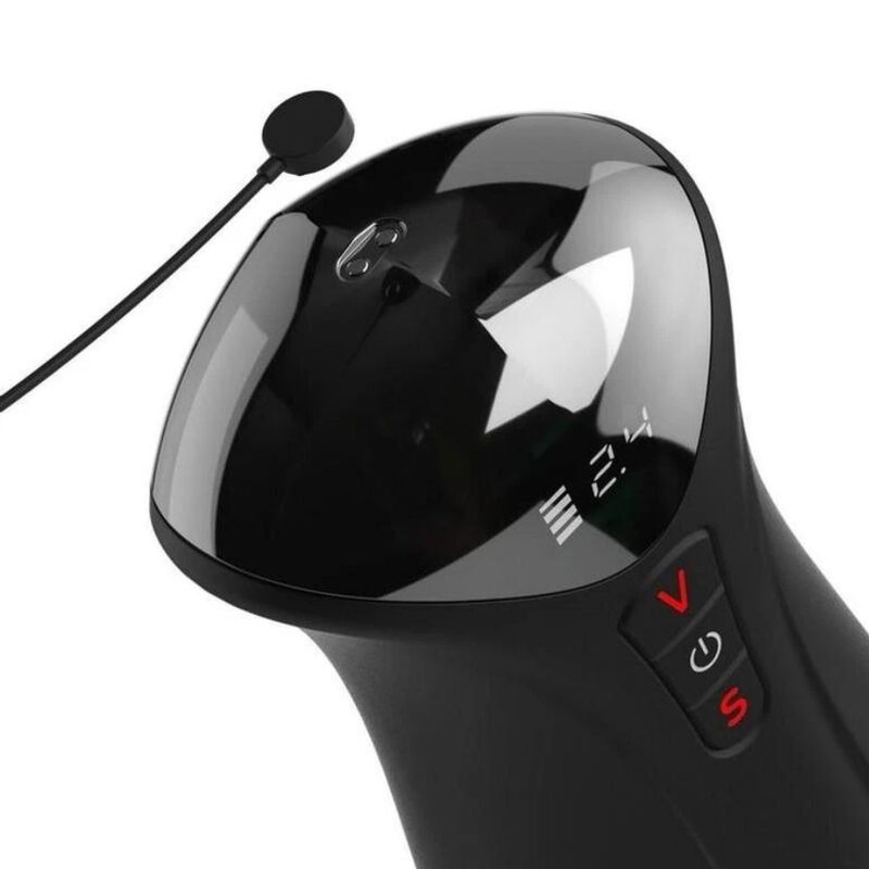 img_226694_3707f50990a7abb46e91c18c2fbef204_1.jpg PDX ELITE - FAP-O-MATIC PRO XL AUTOMATIC VIBRATING STROKER BROWN 34.9 CM
