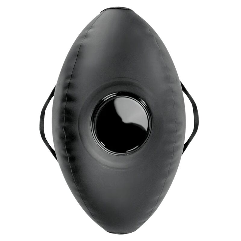 img_226714_1a91ac9630bba4e768914806b4ec6889_1.jpg FETISH FANTASY SERIES - BODY DOCK INFLATABLE LOVE BALL WITH DILDO BLACK 41.9 CM
