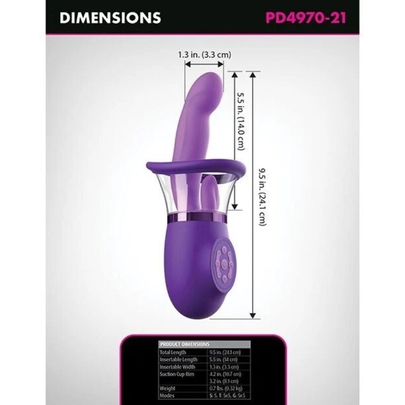 img_226722_f28f9ff7a088c5be2bca5e827cbb5cc3_1.jpg FANTASY FOR HER - ULTIMATE PLEASURE PRO PLUS RABBIT VIBRATOR PURPLE 20.3 CM