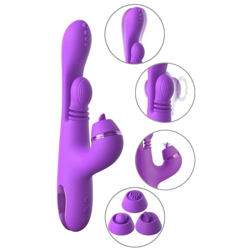 img_226733_0341089e521a752be669753b8dc04dcd_1.jpg FANTASY FOR HER - INTIMOTION PULSE PRO VIBE RABBIT VIBRATOR PURPLE