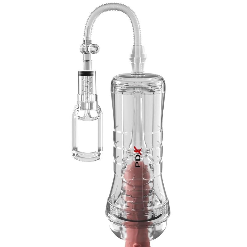 img_226767_ef563d5d2f29c9531b416ee8dec94a25_1.jpg PDX ELITE - VIEWTUBE VAC XXL TRANSPARENT STROKER WITH SUCTION PUMP 27.3 CM